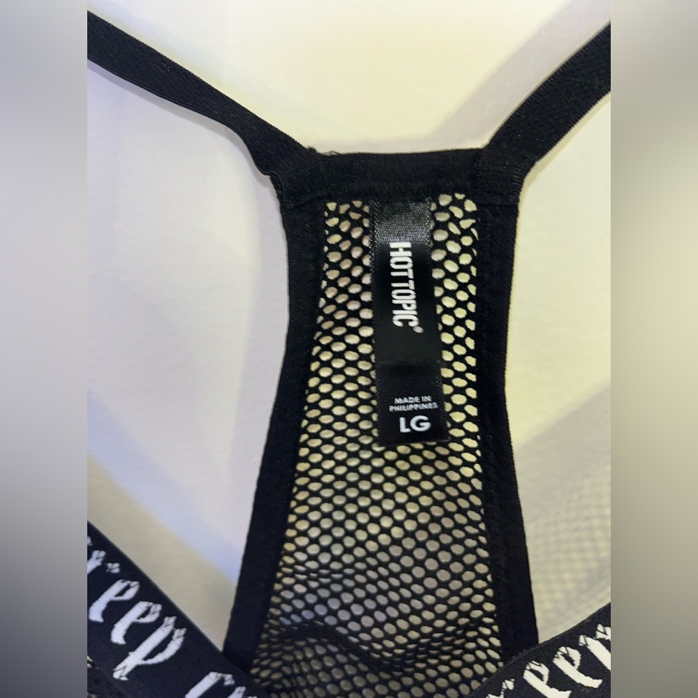 Creep Black Mesh Bralette - Picture 3 of 4